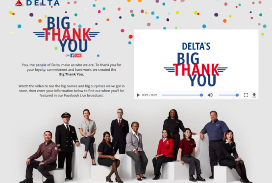 Delta Airlines a mulțumit fiecărui angajat într-un maraton de 50 de ore pe Facebook Live
